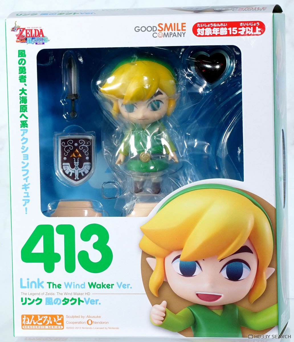 Nendoroid No. 413 Link The Wind Waker Ver. Figure (The Legend of Zelda: The Wind Waker HD) - BOX DAMAGED