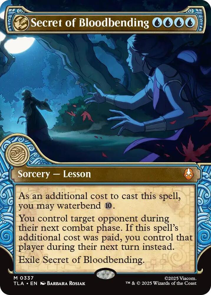 Secret of Bloodbending (Showcase) 337 Avatar: The Last Airbender Foil NM/M
