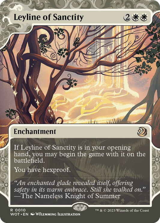 Leyline of Sanctity 10 Rare Wilds of Eldraine: Enchanting Tales NM/M