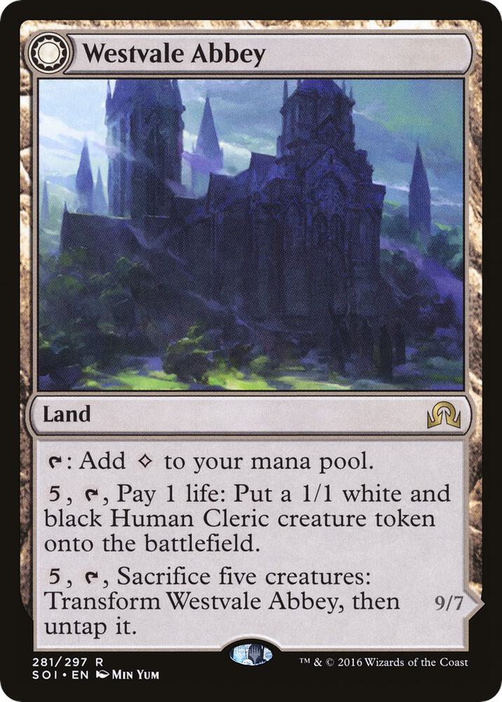 Westvale Abbey 281 Rare Shadows over Innistrad NM/M