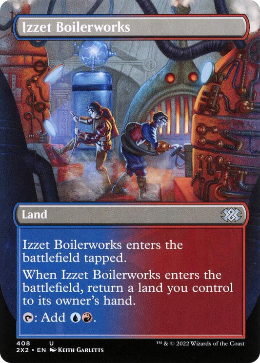 Izzet Boilerworks (Borderless) 408 Uncommon Double Masters 2022 NM/M