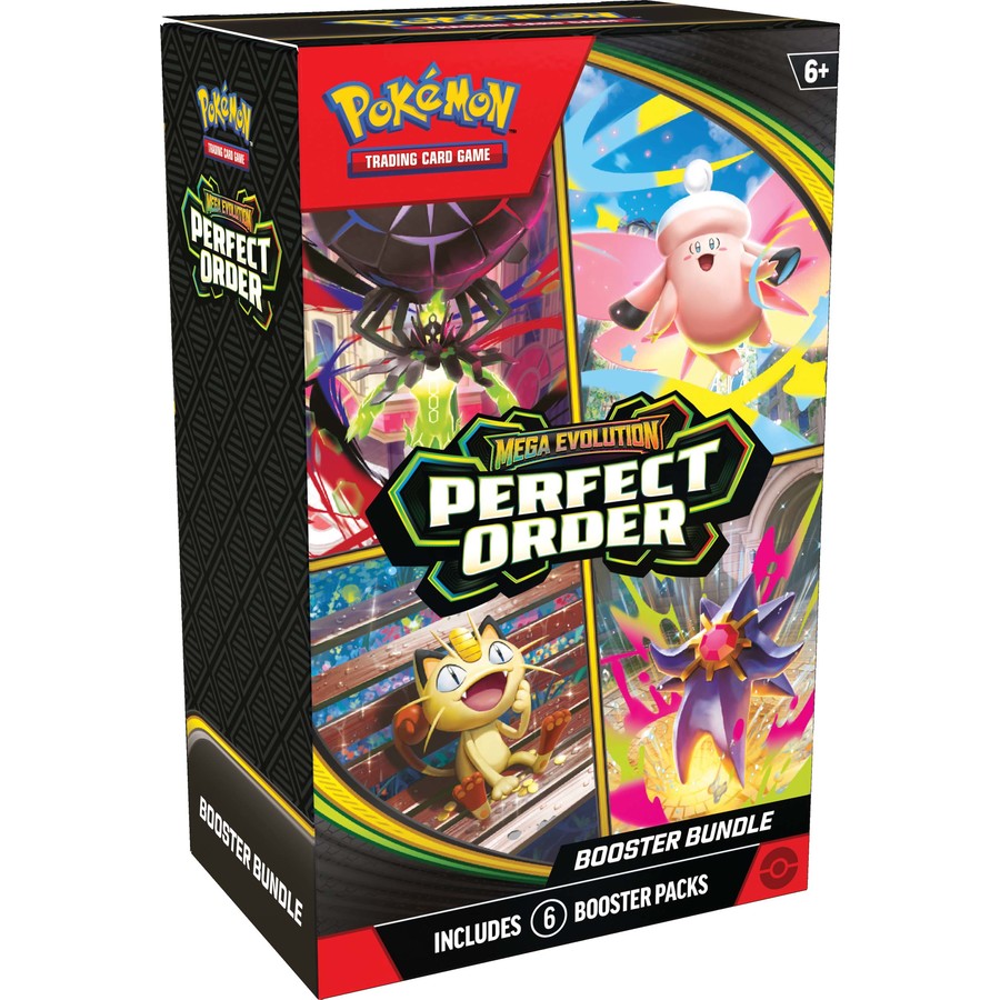 PREORDER: Pokemon TCG: Mega Evolution -  Perfect Order Booster Bundle