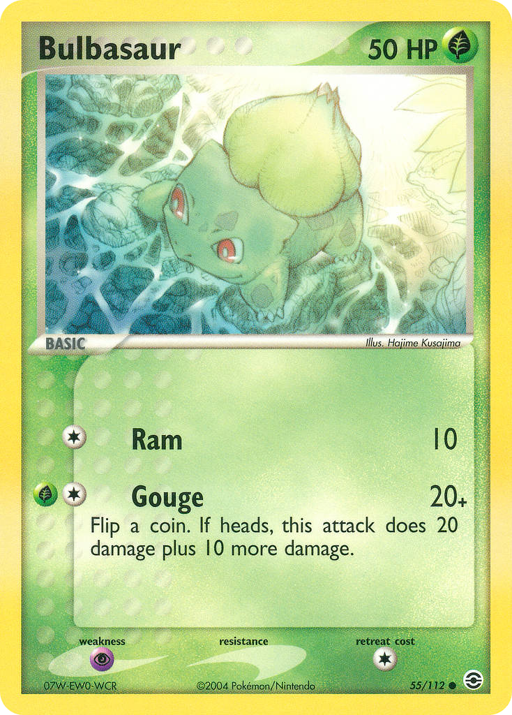 Bulbasaur 55/112 Common FireRed & LeafGreen NM/M