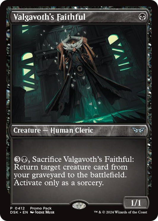 Valgavoth's Faithful 412 Promo Promo Pack: Duskmourn: House of Horror NM/M