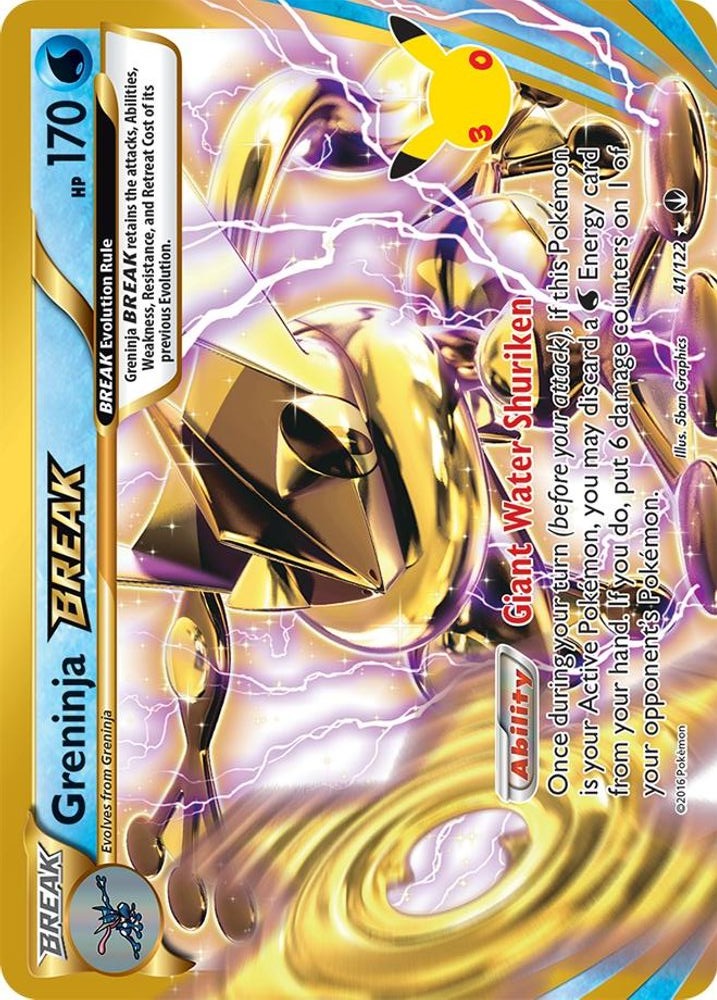 Greninja BREAK 41/122 ME: 30th Celebration Classic Collection Holo NM/M