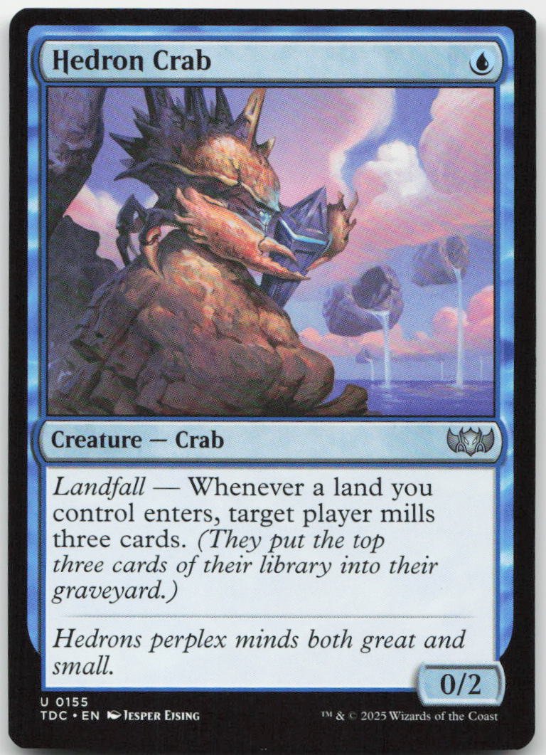 Hedron Crab U Commander: Tarkir: Dragonstorm 155 NM