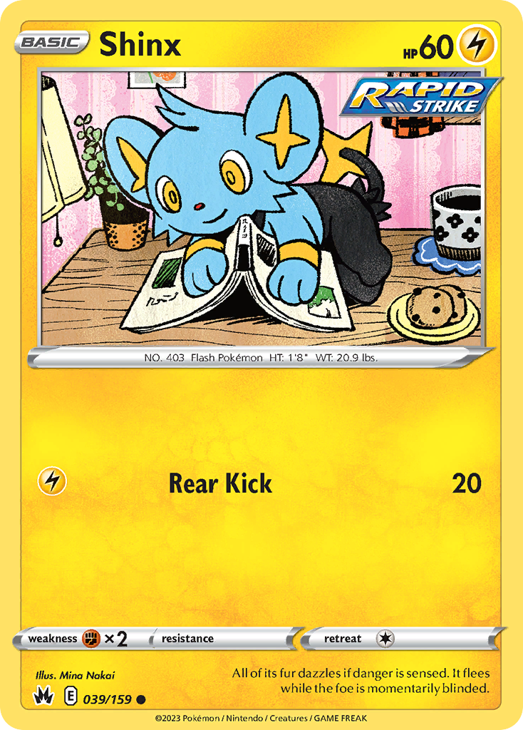 Shinx 039/159 Common Crown Zenith NM/LP