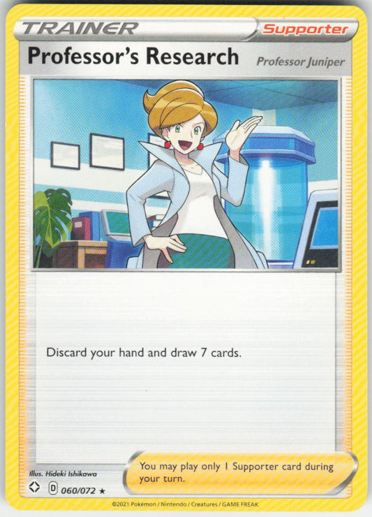 Professor's Research Rare Shining Fates 060/072 NM