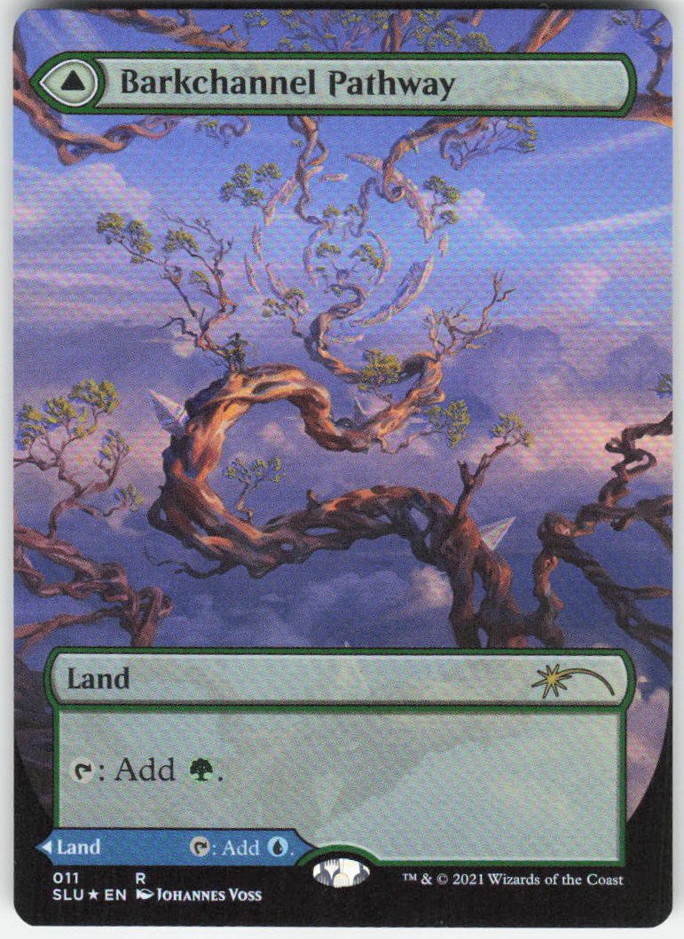 Barkchannel Pathway (Borderless) R Secret Lair Series 11 NM (Back)