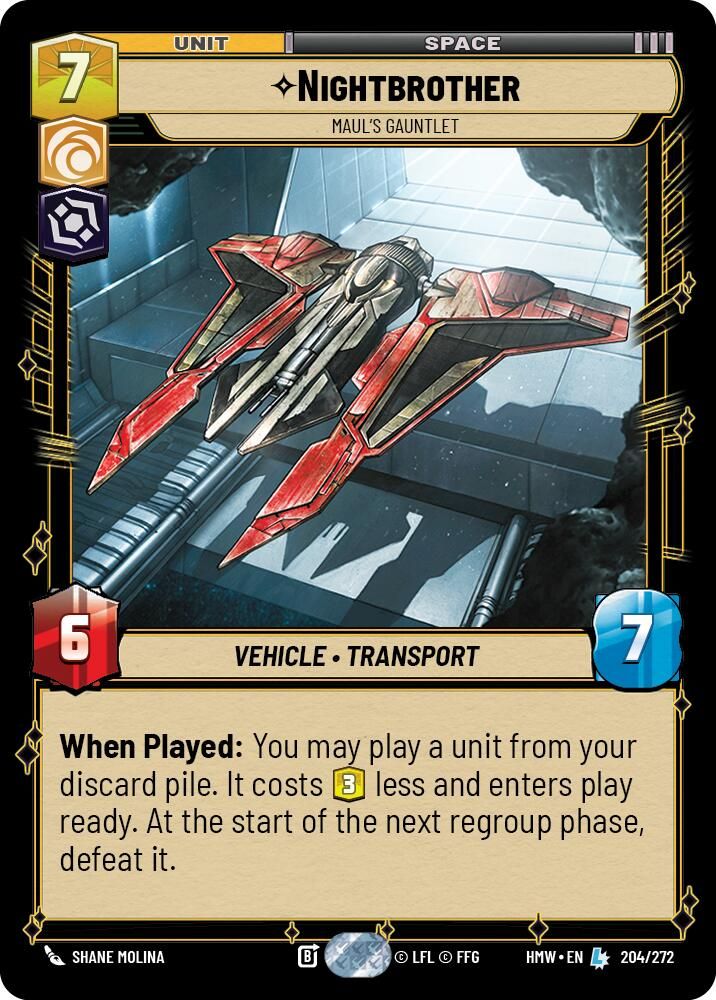 Nightbrother - Maul's Gauntlet 204/272 Legendary Homeworlds NM/M