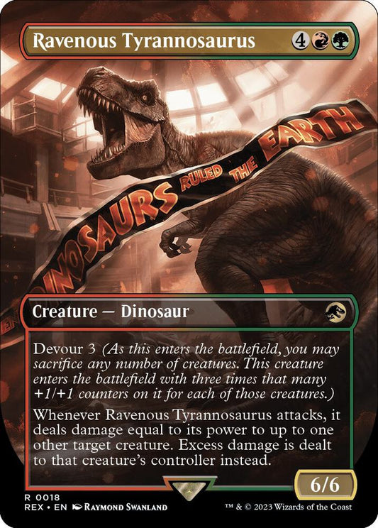 Ravenous Tyrannosaurus (Borderless) 18 Universes Beyond: Jurassic World Collection NM/M