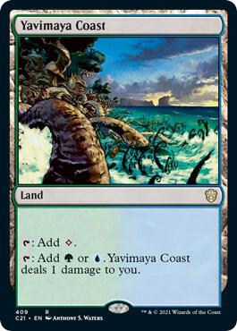 Yavimaya Coast 409 Rare Commander 2021 NM/M
