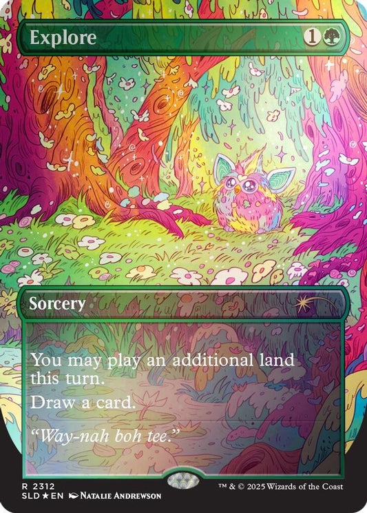 Explore (2312) (Rainbow Foil) 2312 Rare Secret Lair Drop Series Holo NM/M