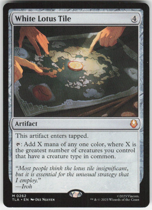 White Lotus Tile M Avatar: The Last Airbender 262 NM