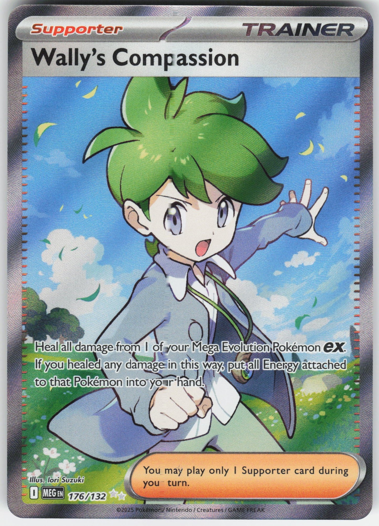 Wally's Compassion - Ultra Rare ME01: Mega Evolution 176/132 NM