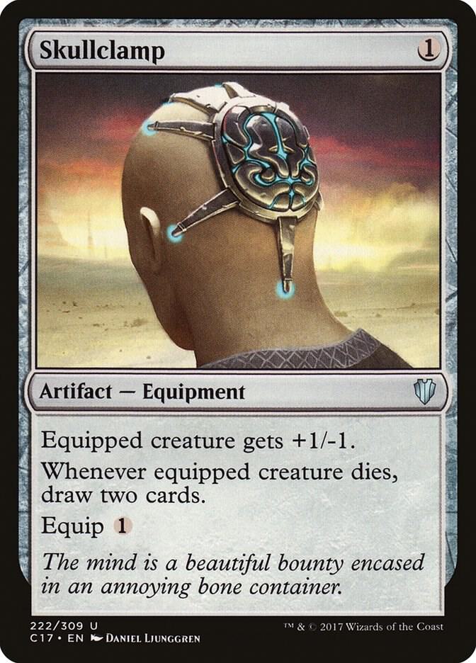 Skullclamp 222 Uncommon Commander 2017 NM/M