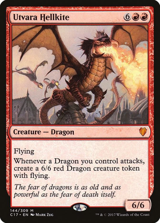 Utvara Hellkite 144 Mythic Commander 2017 NM/M