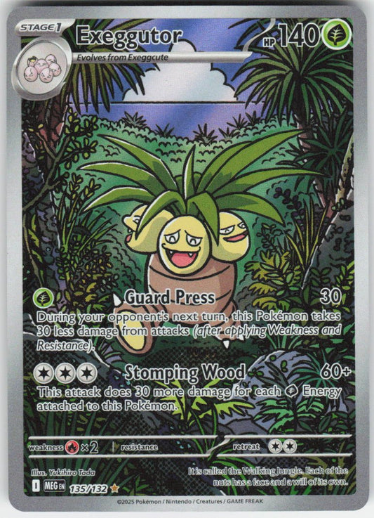 Exeggutor - Illustration Rare ME01: Mega Evolution 135/132 NM