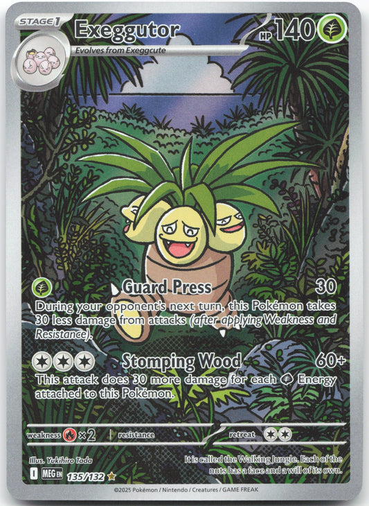 Exeggutor - Illustration Rare ME01: Mega Evolution 135/132 NM