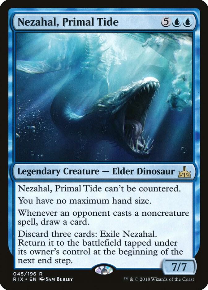 Nezahal, Primal Tide 45 Rare Rivals of Ixalan LP/MP