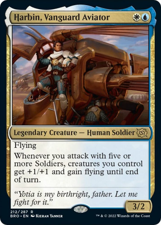Harbin, Vanguard Aviator 212 Foil Rare The Brothers' War NM/M