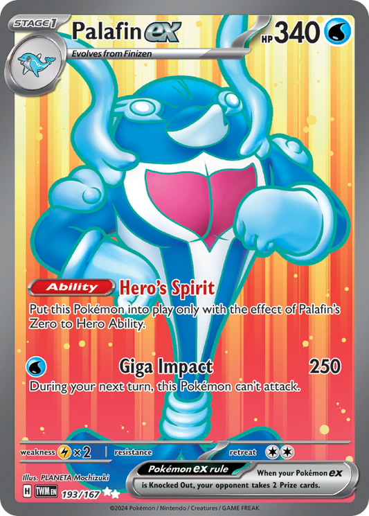 Palafin ex 193/167 Ultra Rare Twilight Masquerade NM/M