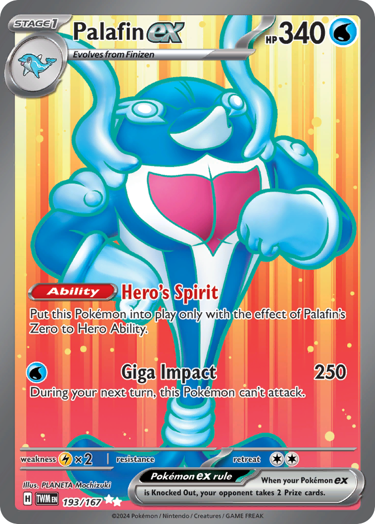 Palafin ex 193/167 Ultra Rare Twilight Masquerade NM/M