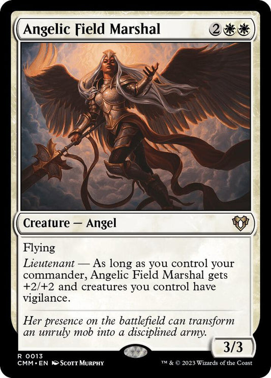Angelic Field Marshal 13 Rare Commander Masters NM/M