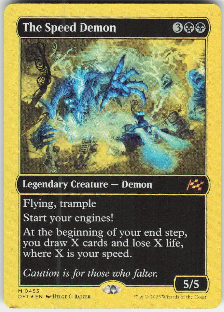 The Speed Demon (First-Place Foil) M Aetherdrift 453 NM