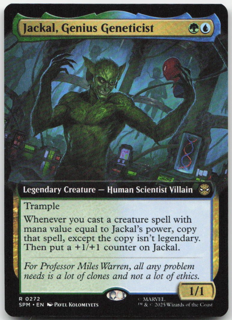 Jackal, Genius Geneticist (Extended Art) R Marvel's Spider-Man 272 NM