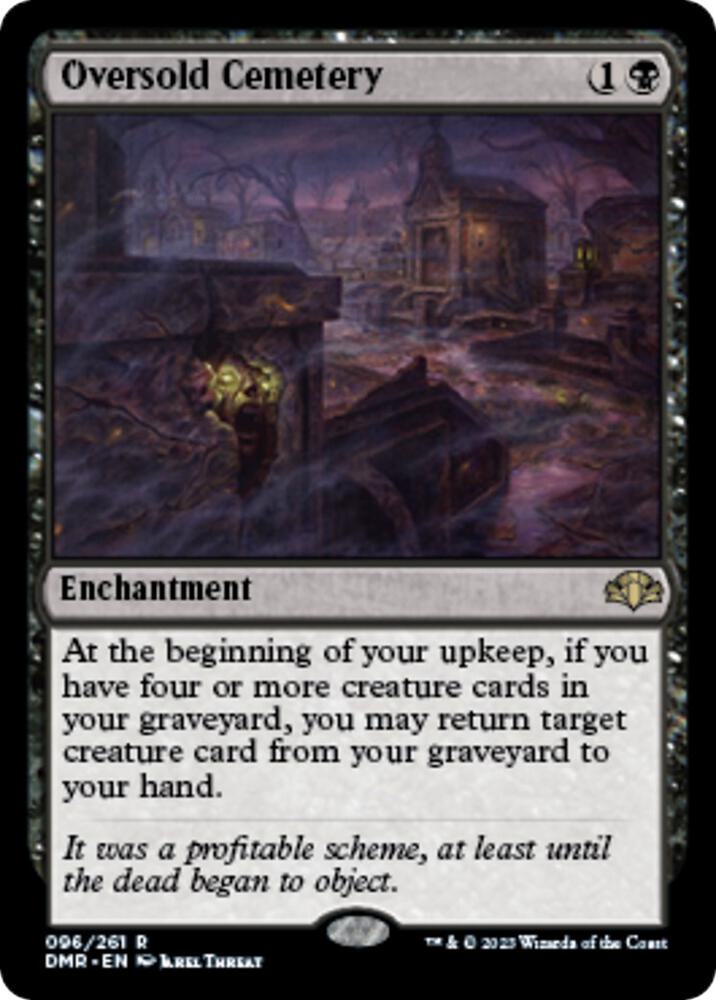 Oversold Cemetery 96 Rare Dominaria Remastered NM/M