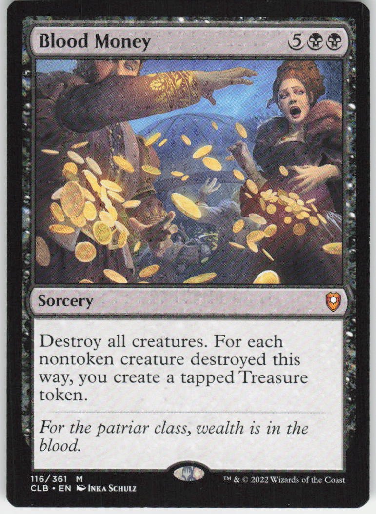 Blood Money M Commander Legends: Battle for Baldur's Gate 116 NM