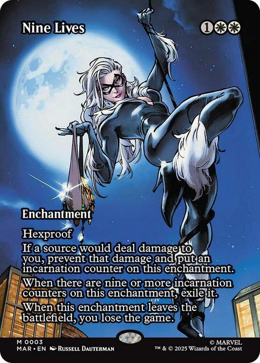 Nine Lives (Borderless) 3 Mythic Marvel Universe Eternal-Legal NM/M