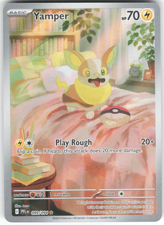 Yamper - Illustration Rare ME02: Phantasmal Flames 099/094 NM