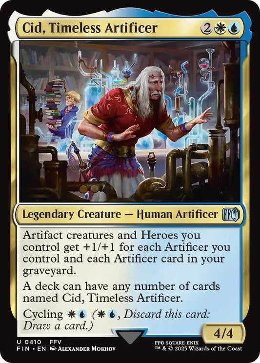 Cid, Timeless Artificer (0410) 410 Uncommon FINAL FANTASY NM/M