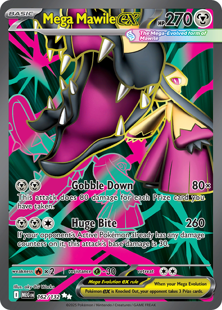 Mega Mawile ex 162/132 Ultra Rare Mega Evolution NM/M