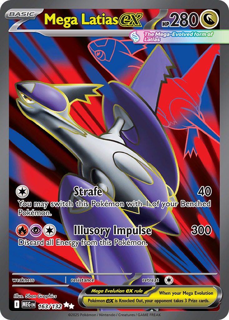 Mega Latias ex 163/132 Ultra Rare Mega Evolution NM/M