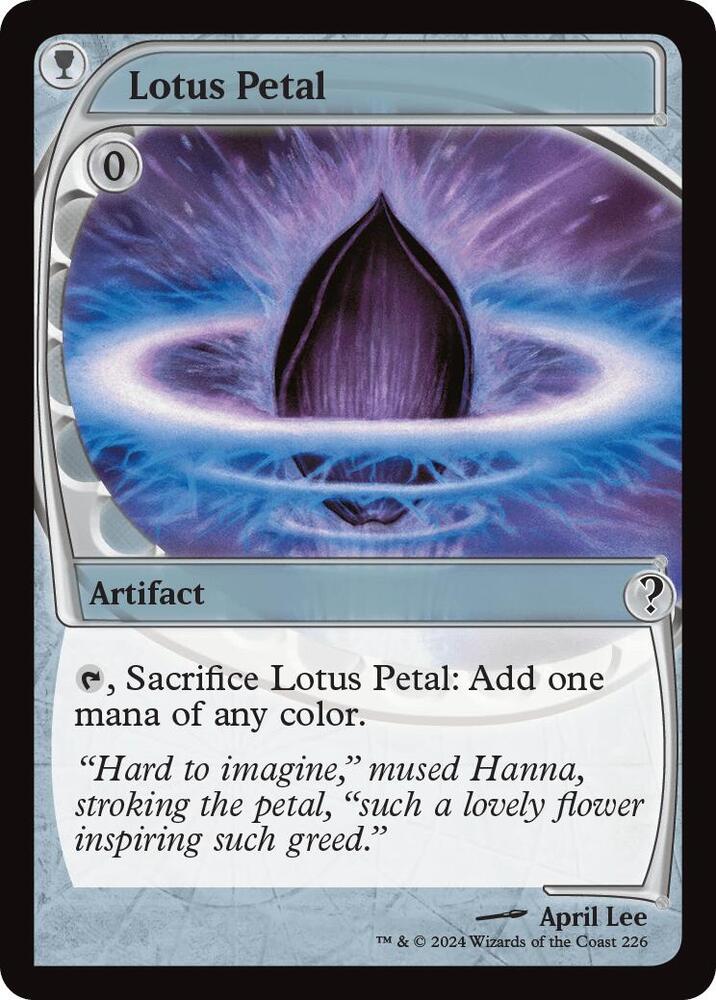 Lotus Petal (Future Sight) 226 Common Mystery Booster 2 NM/M
