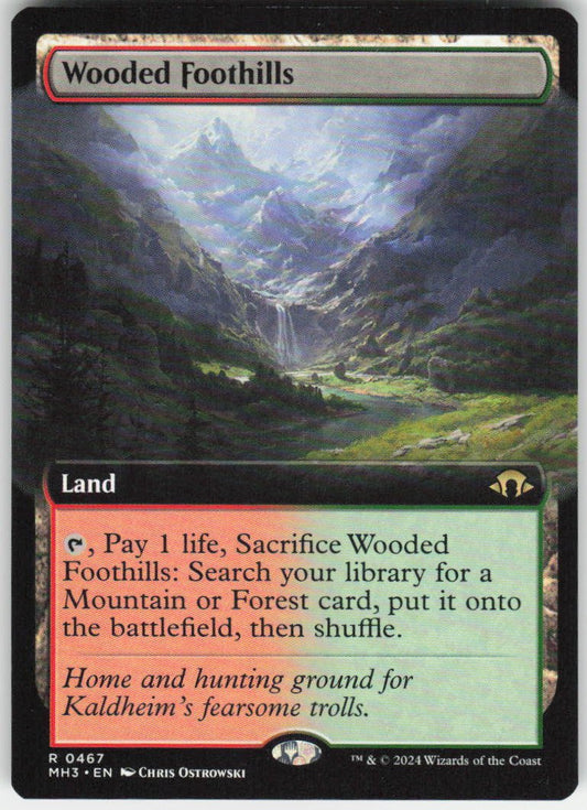 Wooded Foothills (Extended Art) R Modern Horizons 3 467 NM