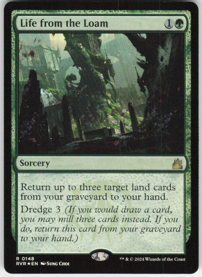 Life from the Loam (Foil) R Ravnica Remastered 148 NM
