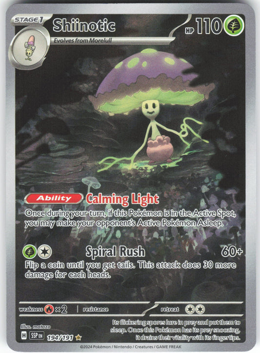 Shiinotic - Illustration Rare SV08: Surging Sparks 194/191 NM