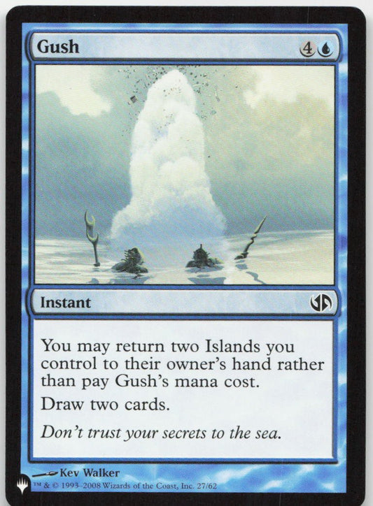 Gush C The List Reprints 27 NM