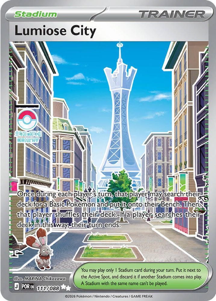Lumiose City 111/088 Ultra Rare Perfect Order NM/M