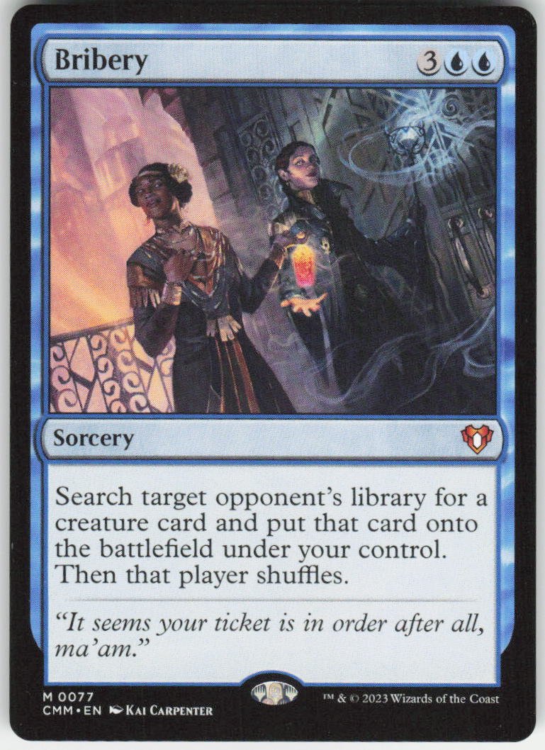 Bribery M Commander Masters 77 NM