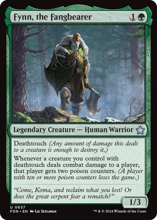 Fynn, the Fangbearer 637 Uncommon Foundations NM/M