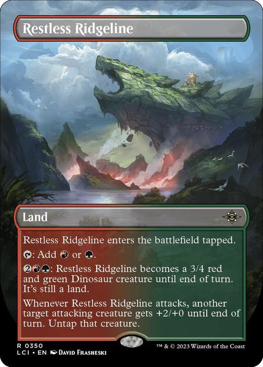 Restless Ridgeline (Borderless) 350 Rare The Lost Caverns of Ixalan NM/M