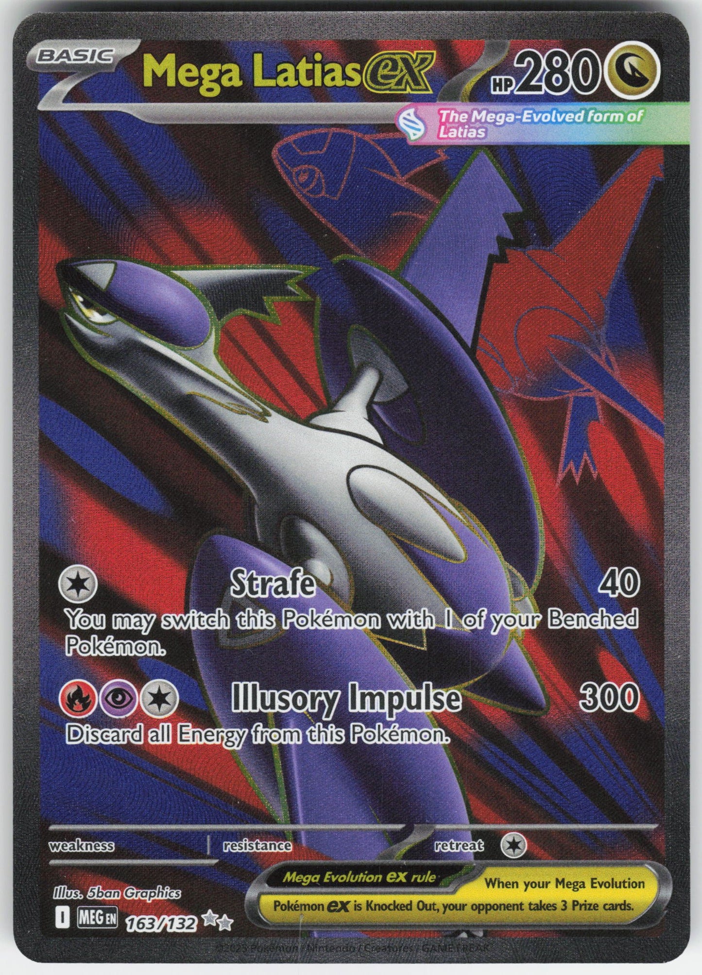 Mega Latias ex - Ultra Rare ME01: Mega Evolution 163/132 NM