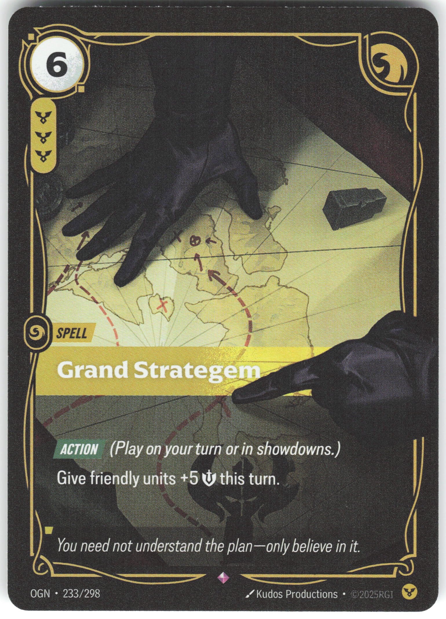 Grand Strategem Rare Origins 233/298 NM
