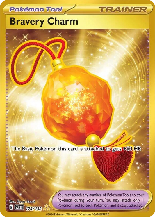 Bravery Charm 175/142 Hyper Rare Stellar Crown NM/M