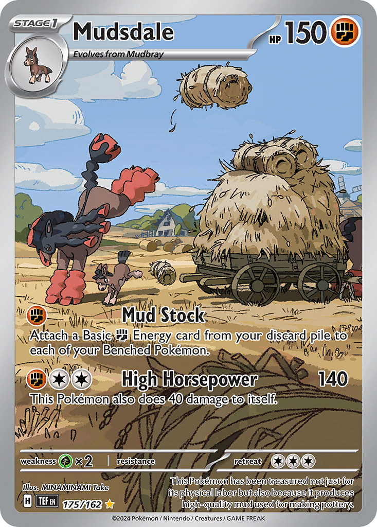 Mudsdale 175/162 Illustration Rare Temporal Forces NM/M